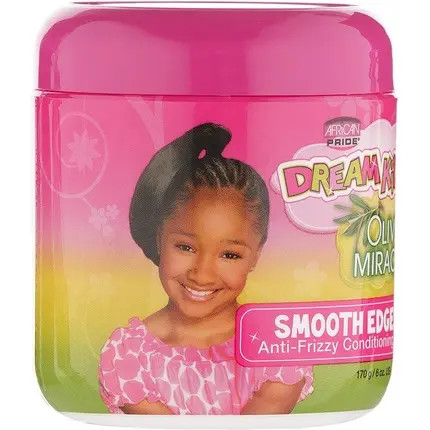 African Pride - Gel revitalisant anti-frisottis Dream Kids Olive Miracle pour des pointes lisses 170g/6oz