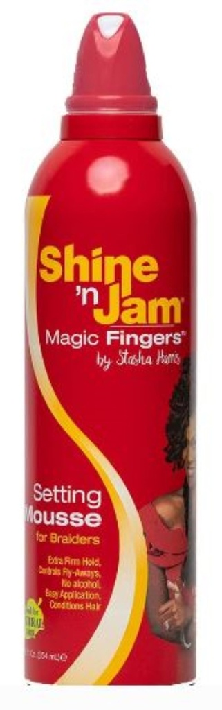 Ampro - Shine 'n Jam Magic Fingers Setting Mousse, 12 OZ