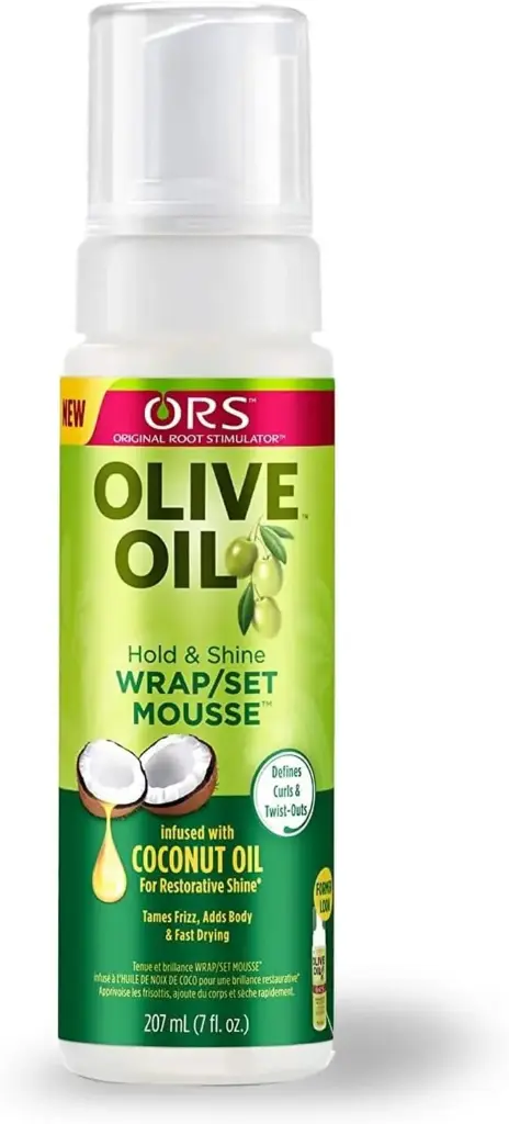 Mousse cheveux (Huile d'olive et de noix de coco)