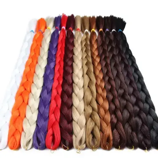 Kanekalon Mèches synthétiques pour tresses africaines Ultra-braids 82".