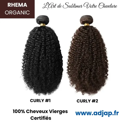 Tissage Curly 16 Pouces |  Boucles 3b/3c Définies | Grade 12A- Paquet de 100g.